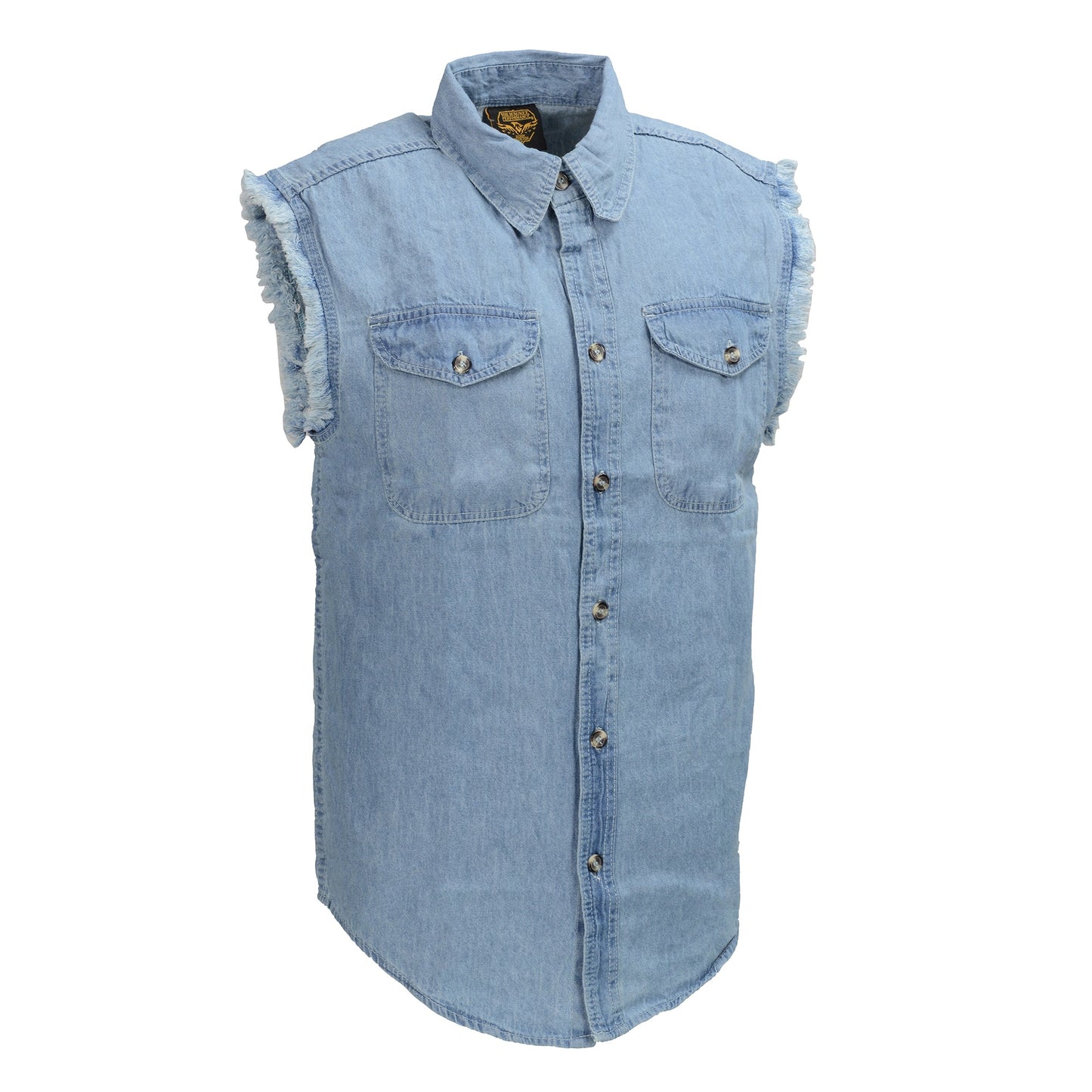 Men’s Lightweight Sleeveless Denim Shirt