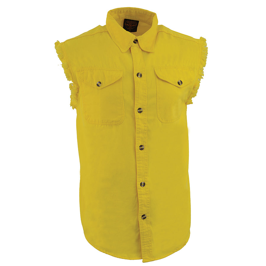 Men’s Lightweight Sleeveless Denim Shirt