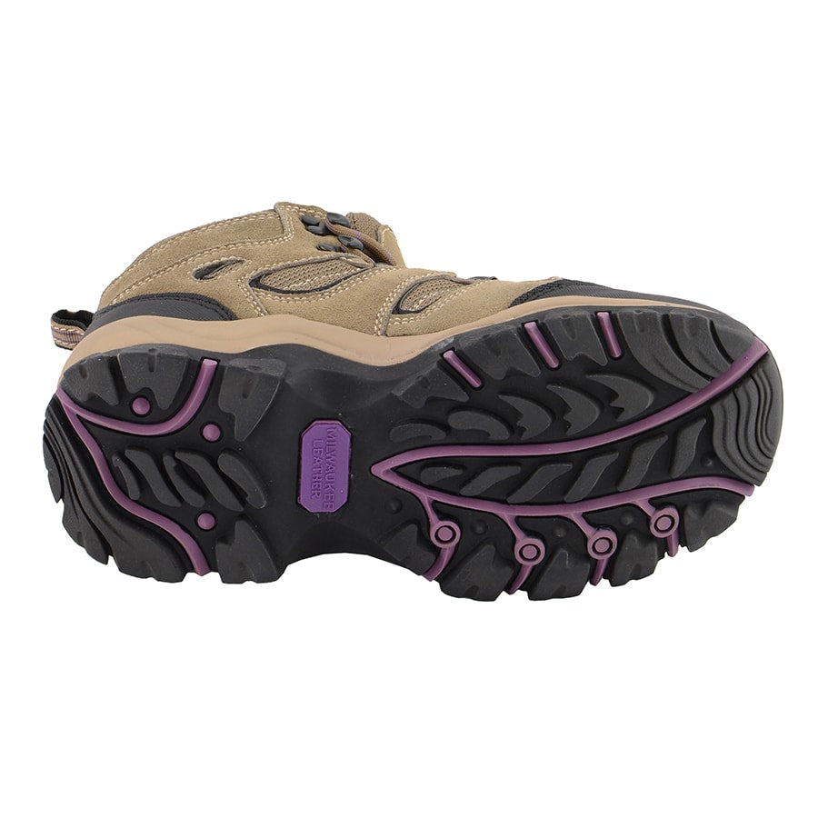 Ladies Waterproof Brown Hiking Boot