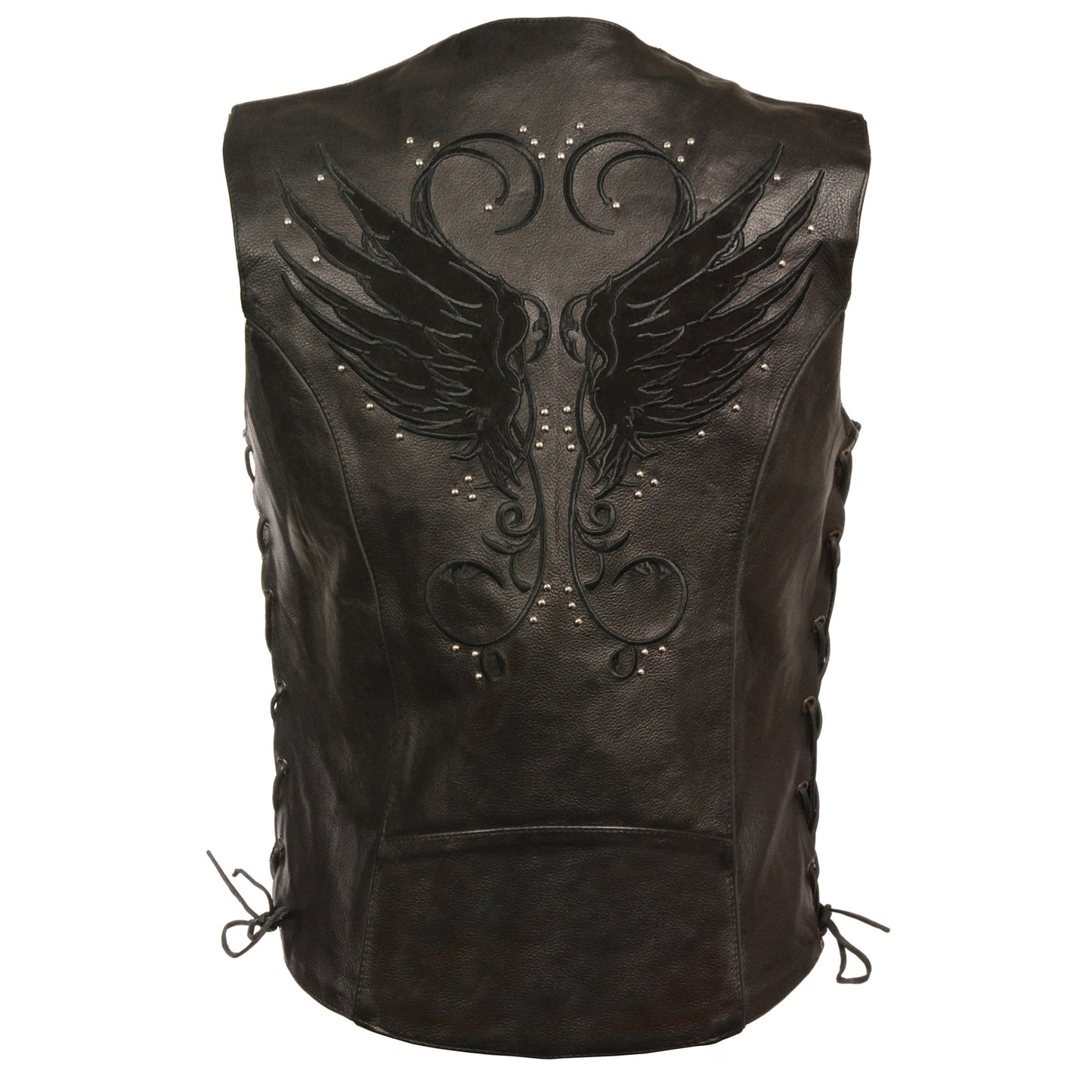 Women’s Vest w/ Stud & Wings Detailing