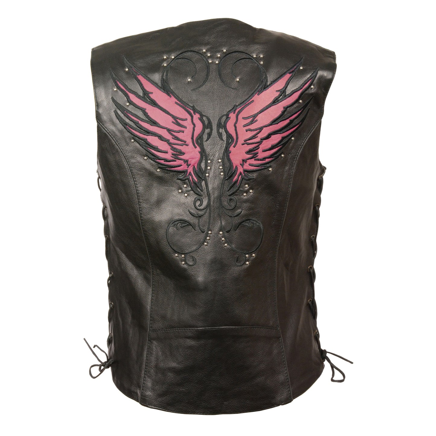 Women’s Vest w/ Stud & Wings Detailing