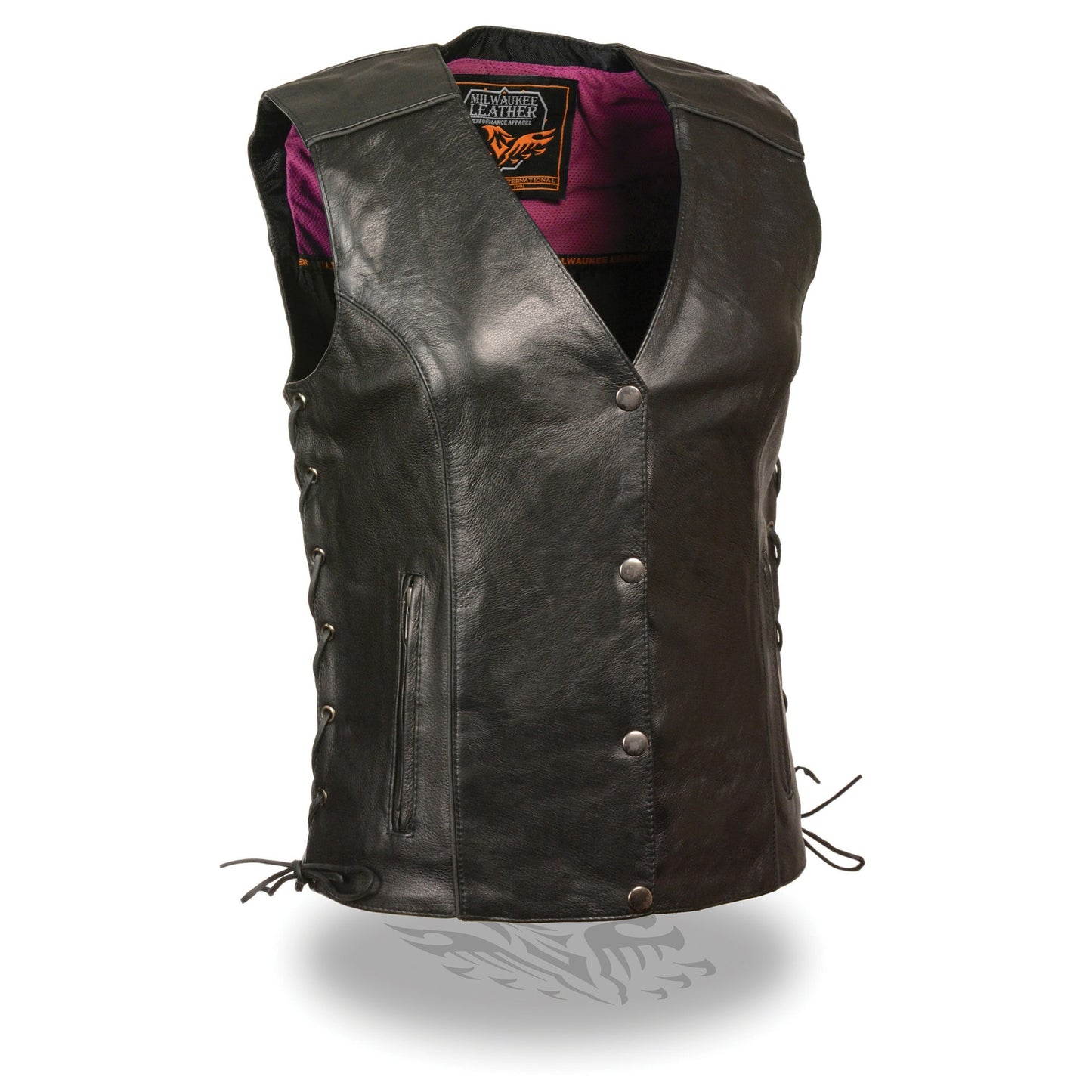 Women’s Vest w/ Stud & Wings Detailing