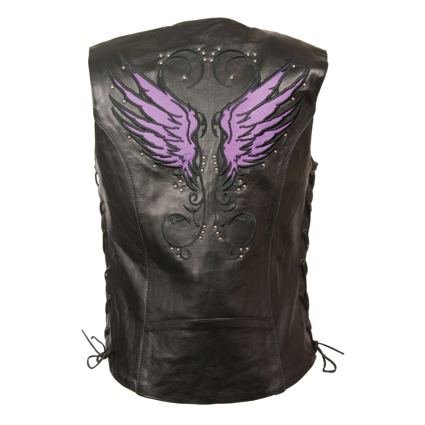 Women’s Vest w/ Stud & Wings Detailing