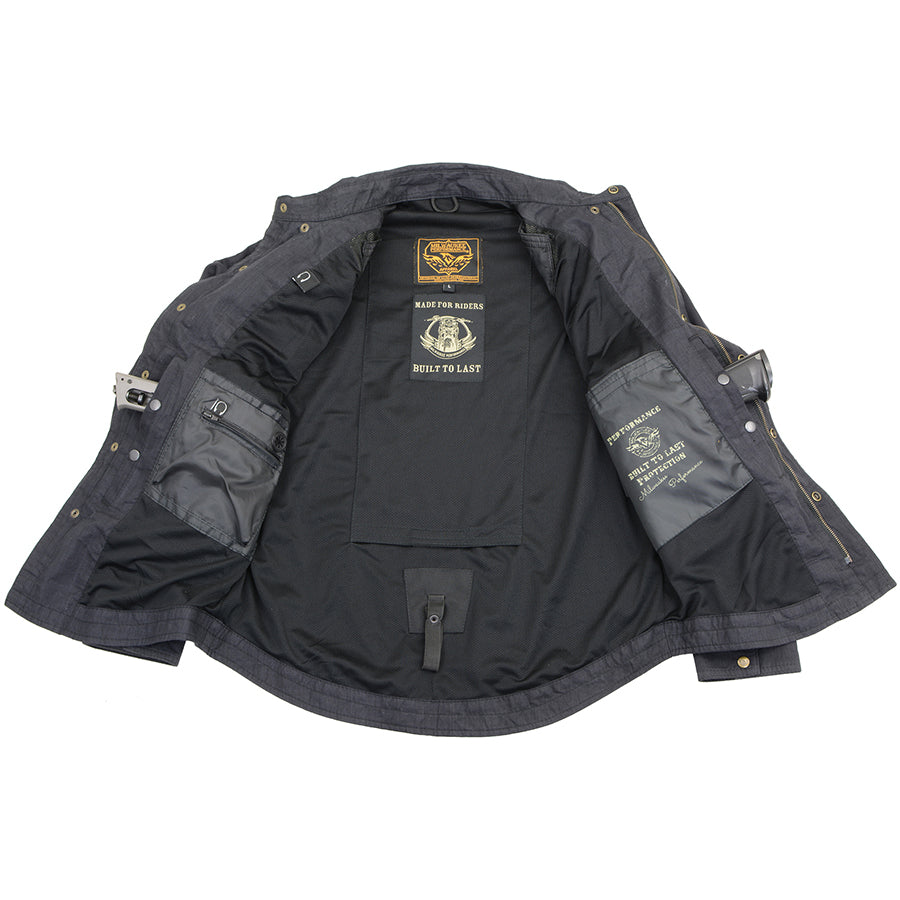 Men’s Classic Black Denim Jacket w/ Heated Technology