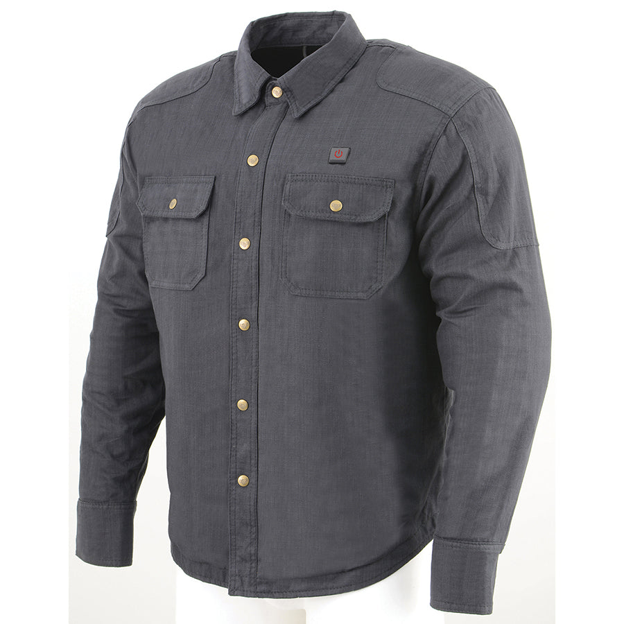 Men’s Classic Black Denim Jacket w/ Heated Technology