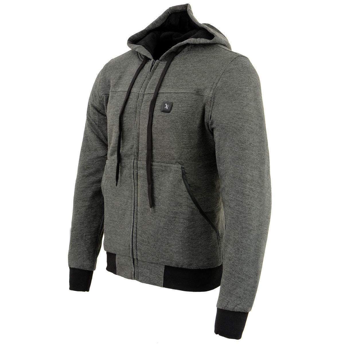 Men’s Zipper Front Heated Hoodie w/ Front & Back Heating Elements