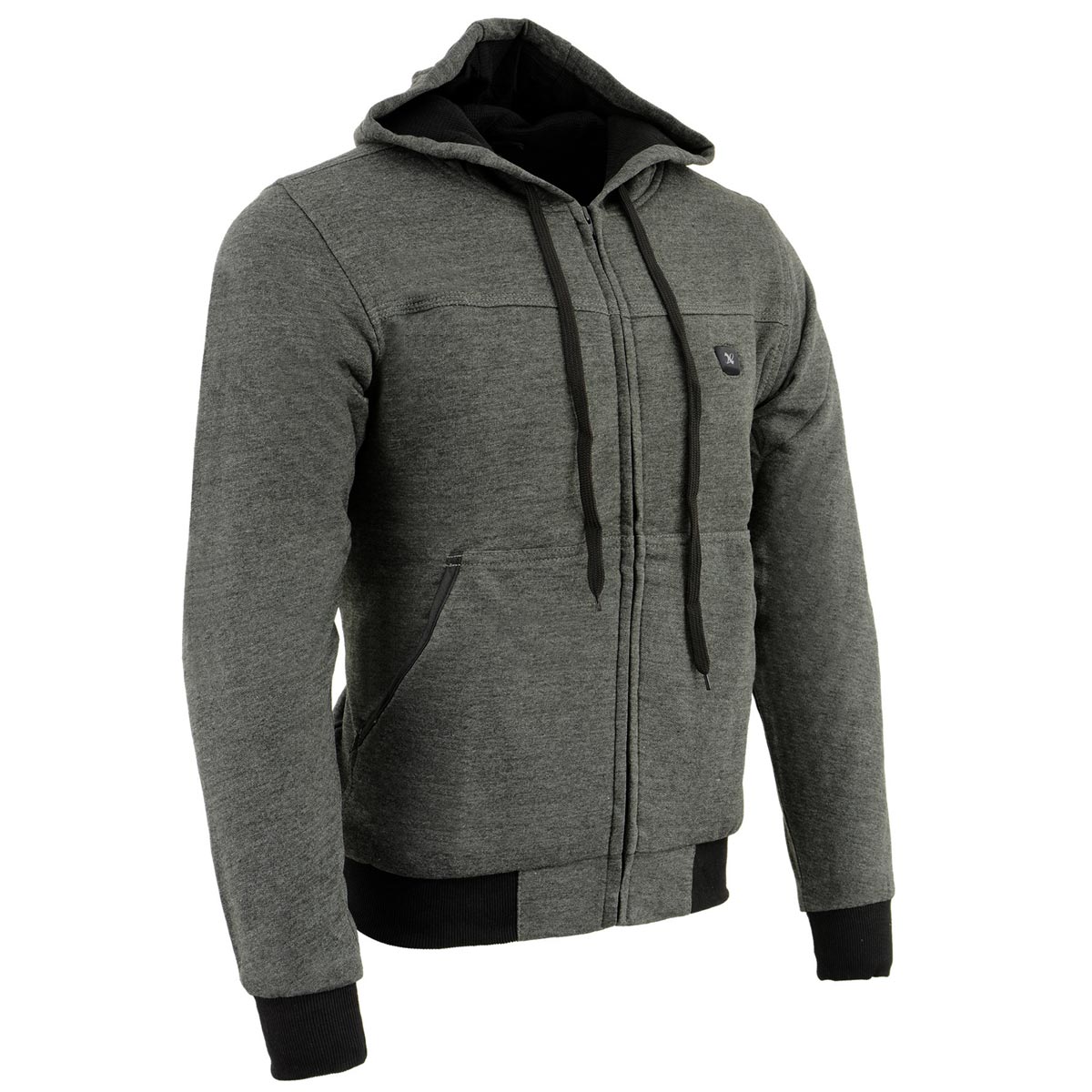 Men’s Zipper Front Heated Hoodie w/ Front & Back Heating Elements