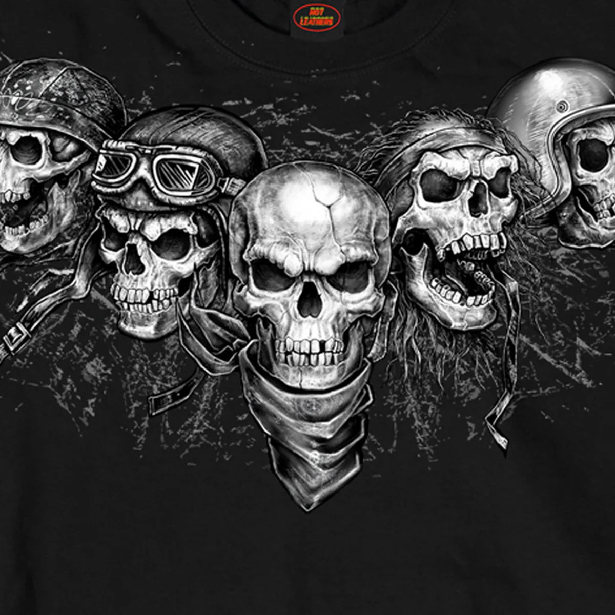 Five Skulls’ Long Sleeve Black T-Shirt