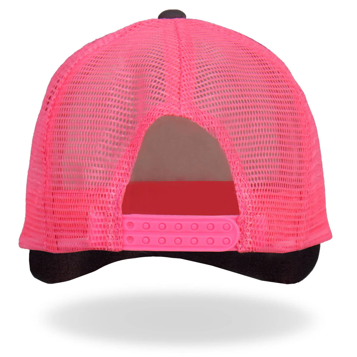 Skull and Crossbones Grey and Pink Trucker Hat