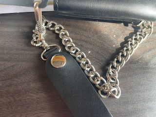 Milwaukee Leather Chain Tri-Fold Wallet