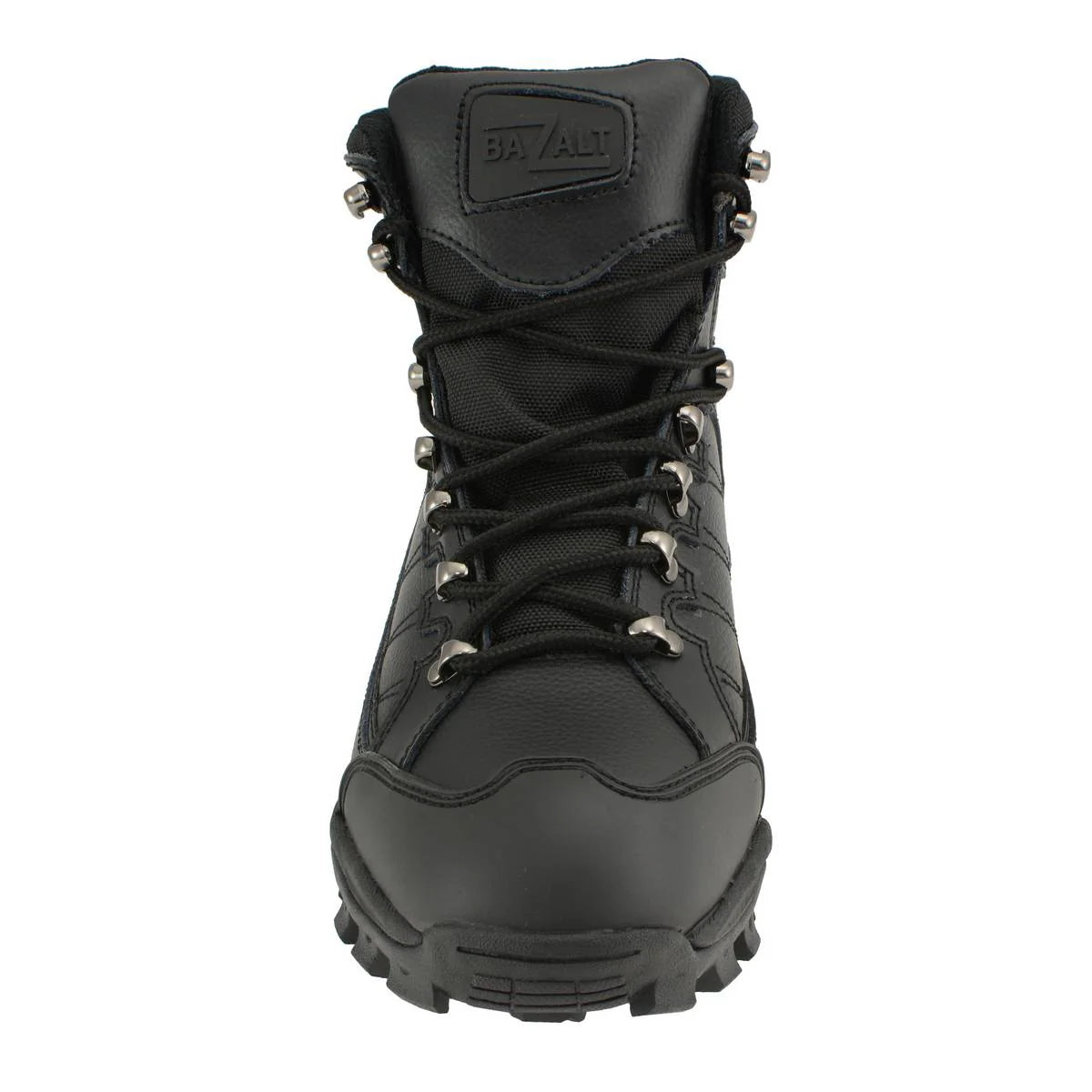 Bazalt Men's Black Water And Frost Proof Leather Lace-Up Work Boots