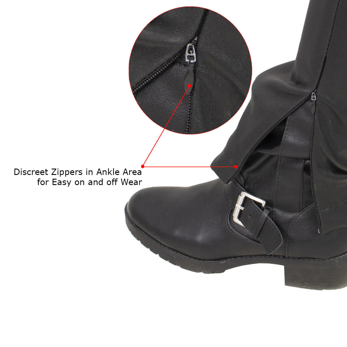 Women’s Black Lambskin Stretch-Leather Pants