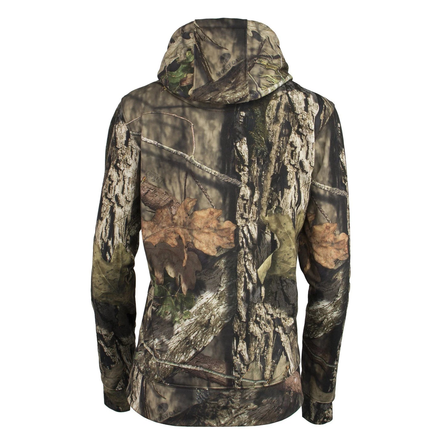 Women's Mossy Oak Camouflage Hoodie with Zipper Front