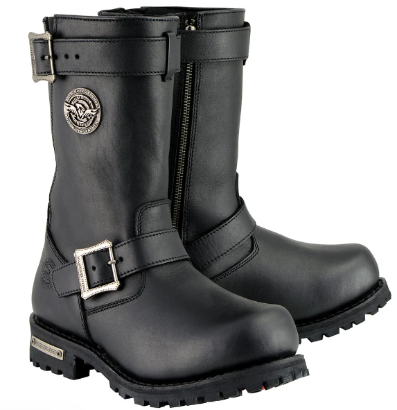 Milwaukee Leather 11 inch Engineer Boots MBM9020