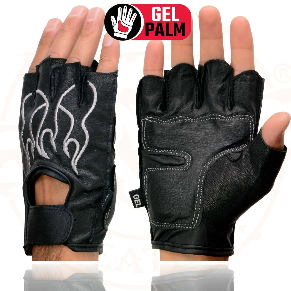🔥 Milwaukee Leather SH198 — Fingerless Gloves with Attitude 🔥