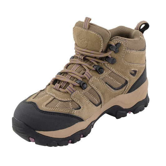 Ladies Waterproof Brown Hiking Boot