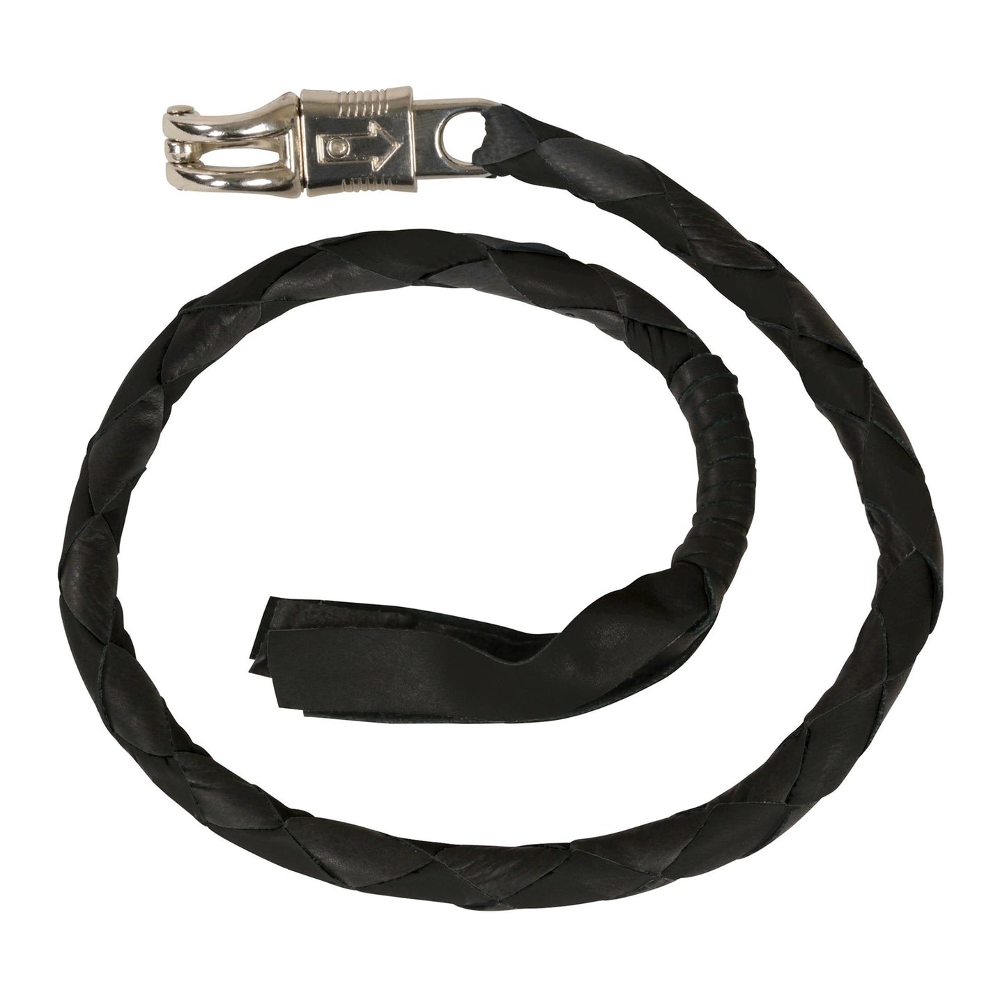 Leather “Get Back” Whip for Motorcycles
