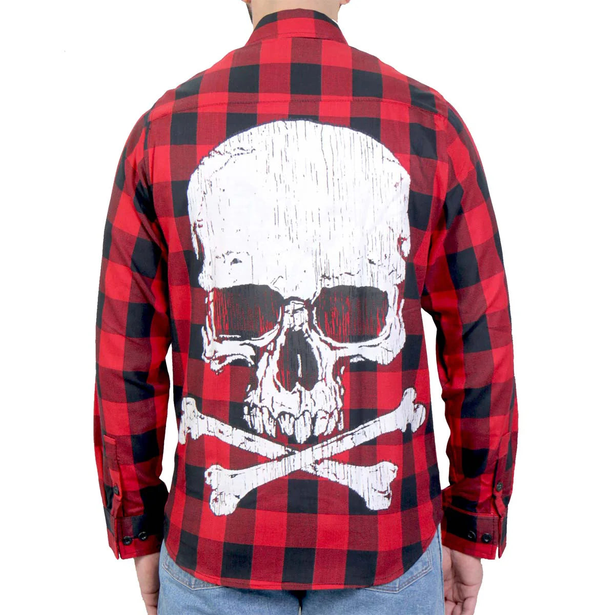 Men's Skull and Bones Flannel