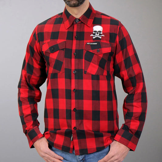 Men's Skull and Bones Flannel