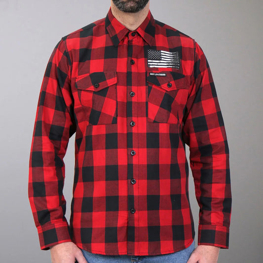 Men's Bullets Flannel Long Sleeve