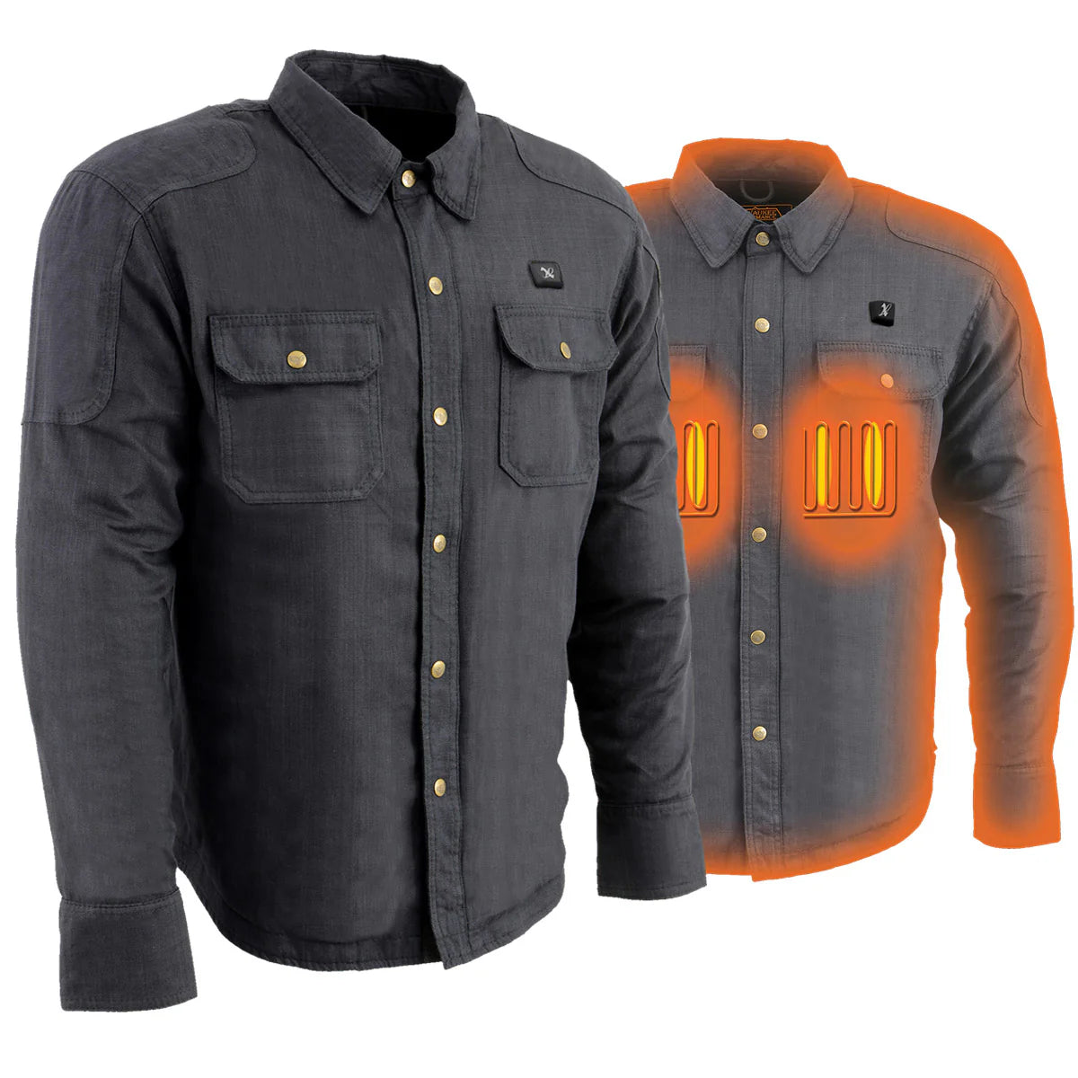 🔥 NexGen “Scorcher” Heated Denim Jacket — Classic Style. Serious Heat. Ride Longer. 🔥