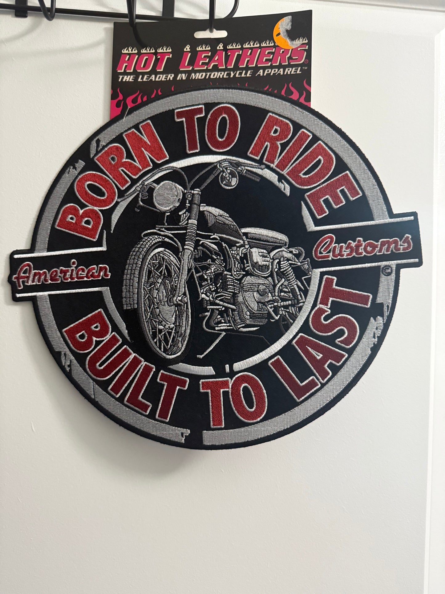 Born to ride patch