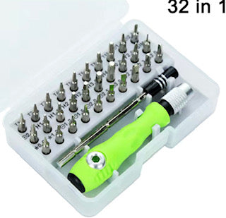 32 Piece Travel screwdriver Set